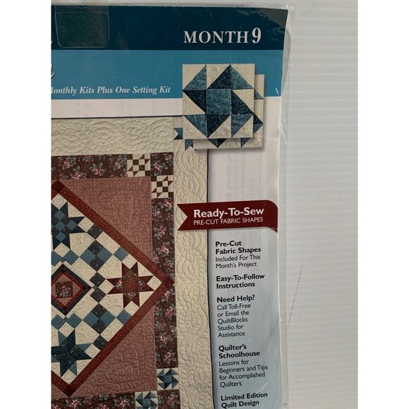 Vintage Treasures Perpetual Motion Quilt Block of the Month 9 by Joann Fabrics k - Picture 2 of 9